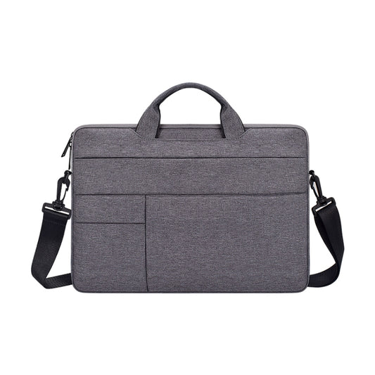 ND05SDJ Oxford Cloth + Nylon Laptop Portable Shoulder Bag, Size:15.6 inch(Deep Space Gray) - 15.6 - 17 inch by PMC Jewellery | Online Shopping South Africa | PMC Jewellery | Buy Now Pay Later Mobicred