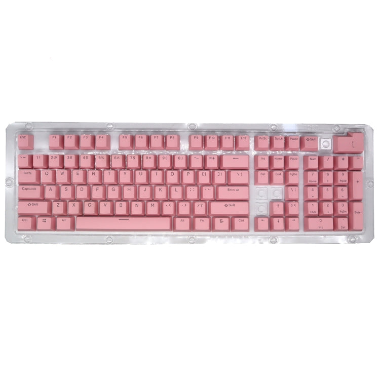 HXSJ P9 104 Keys PBT Color Mechanical Keyboard Keycaps(Pink) - Other by HXSJ | Online Shopping South Africa | PMC Jewellery | Buy Now Pay Later Mobicred