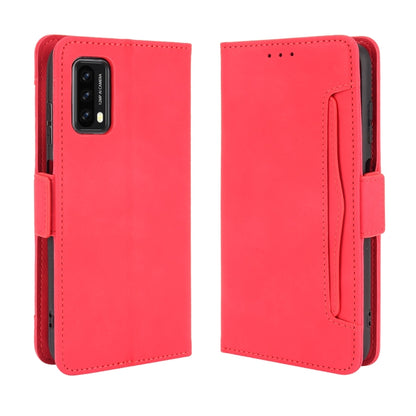 For Blackview A90 Skin Feel Calf Pattern Horizontal Flip Leather Case with Holder & Card Slots & Photo Frame(Red) - More Brand by PMC Jewellery | Online Shopping South Africa | PMC Jewellery | Buy Now Pay Later Mobicred