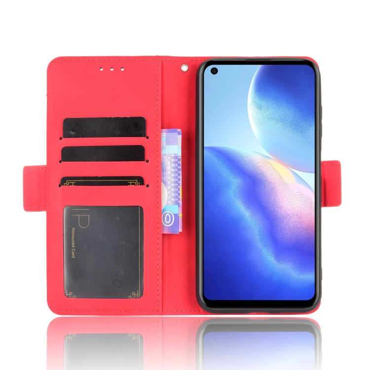 For Blackview A90 Skin Feel Calf Pattern Horizontal Flip Leather Case with Holder & Card Slots & Photo Frame(Red) - More Brand by PMC Jewellery | Online Shopping South Africa | PMC Jewellery | Buy Now Pay Later Mobicred