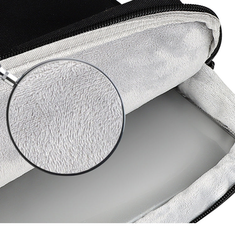 ST11 Polyester Thickened Laptop Bag with Detachable Shoulder Strap, Size:14.1-15.4 inch(Silver Gray) - 15 inch by PMC Jewellery | Online Shopping South Africa | PMC Jewellery | Buy Now Pay Later Mobicred