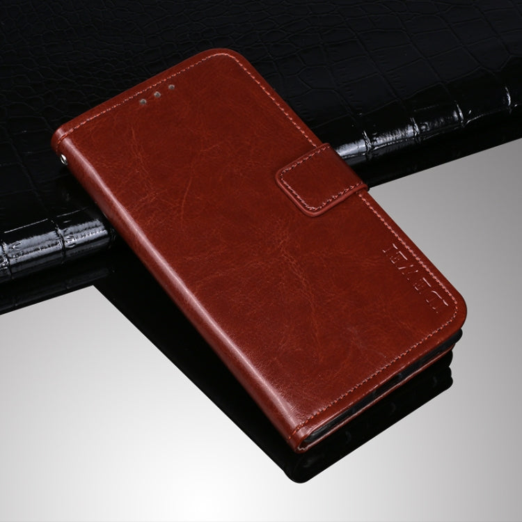 For Blackview A100 idewei Crazy Horse Texture Horizontal Flip Leather Case with Holder & Card Slots & Wallet(Brown) - free shipping - PMC TechLife - Order now!