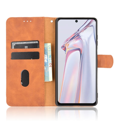 For Blackview A100 Solid Color Skin Feel Magnetic Buckle Horizontal Flip Calf Texture PU Leather Case with Holder & Card Slots & Wallet(Brown) - More Brand by PMC Jewellery | Online Shopping South Africa | PMC Jewellery | Buy Now Pay Later Mobicred