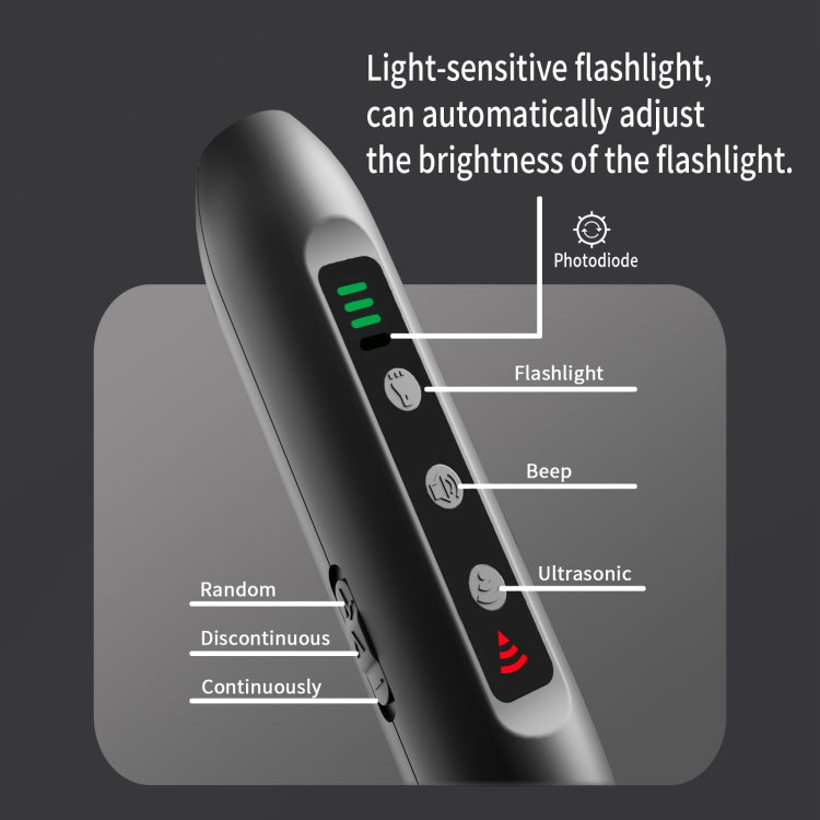 Tsattine N10 Ultrasonic Dog Repeller with LED Electricity Display & Flashlight - Training Aids by PMC TechLife | Online Shopping South Africa | PMC TechLife
