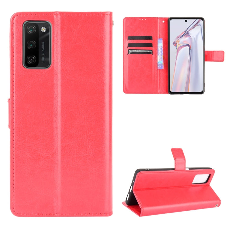 For Blackview A100 Crazy Horse Texture Horizontal Flip Leather Case with Holder & Card Slots & Lanyard(Red) - More Brand by PMC Jewellery | Online Shopping South Africa | PMC Jewellery | Buy Now Pay Later Mobicred