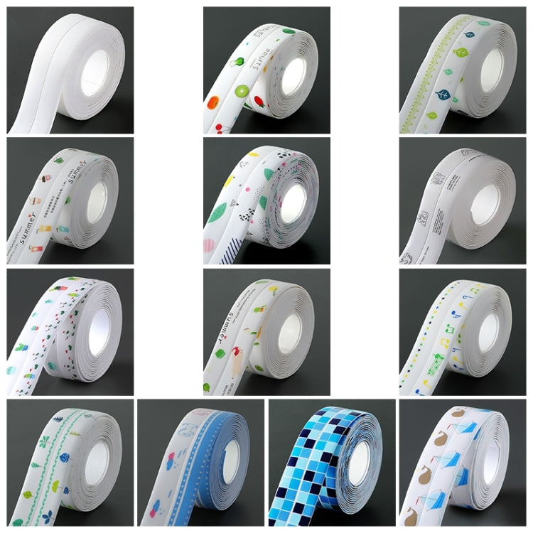 Kitchen Beauty Stitching Stickers Waterproof Mildew Proof Moisture Proof High Temperature Sticker, Style:White Background(Grove) - Adhesives & Sealers by PMC TechLife | Online Shopping South Africa | PMC TechLife