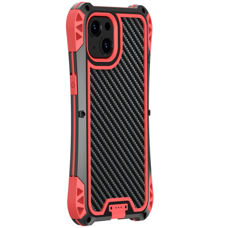 For iPhone 13 R-JUST AMIRA Shockproof Dustproof Waterproof Metal Protective Case(Red) - iPhone 13 Cases by R-JUST | Online Shopping South Africa | PMC TechLife