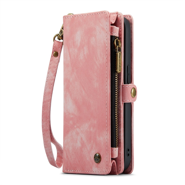 For iPhone 13 mini CaseMe-008 Detachable Multifunctional Horizontal Flip Leather Case(Pink) - iPhone 13 mini Cases by CaseMe | Online Shopping South Africa | PMC Jewellery | Buy Now Pay Later Mobicred