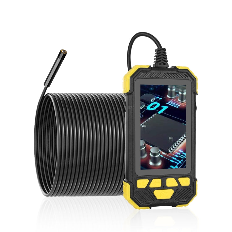 Y19 3.9mm Single Lens Hand-held Hard-wire Endoscope with 4.3-inch IPS Color LCD Screen, Cable Length:2m(Yellow) -  by PMC Jewellery | Online Shopping South Africa | PMC Jewellery | Buy Now Pay Later Mobicred