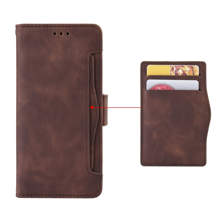 For Doogee N40 Pro Skin Feel Calf Pattern Horizontal Flip Leather Case with Holder & Card Slots & Photo Frame(Brown) - More Brand by PMC Jewellery | Online Shopping South Africa | PMC Jewellery | Buy Now Pay Later Mobicred