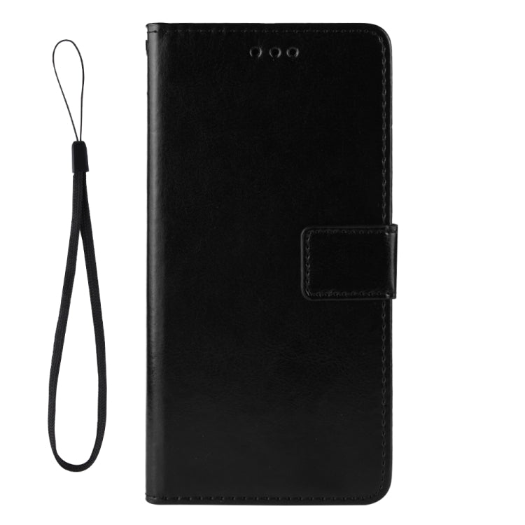 For Doogee N40 Pro Crazy Horse Texture Horizontal Flip Leather Case with Holder & Card Slots & Lanyard(Black) - More Brand by PMC Jewellery | Online Shopping South Africa | PMC Jewellery | Buy Now Pay Later Mobicred