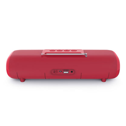 NewRixing NR-2027FM TWS Soundbar Bluetooth Speaker with Mobile Phone Holder & Antenna(Red) - Desktop Speaker by NewRixing | Online Shopping South Africa | PMC Jewellery | Buy Now Pay Later Mobicred