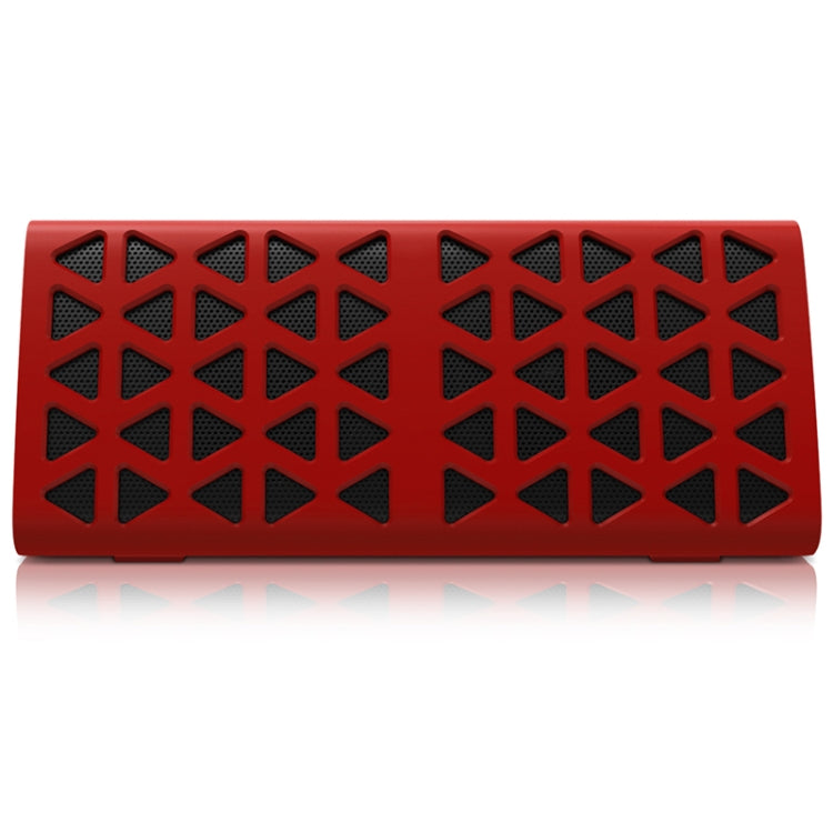 NewRixing NR-3021 TWS Hollow Triangle Pattern Bluetooth Speaker(Red) - Desktop Speaker by NewRixing | Online Shopping South Africa | PMC Jewellery | Buy Now Pay Later Mobicred