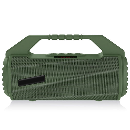 NewRixing NR-4025P with Screen Outdoor Splash-proof Water Portable Bluetooth Speaker, Support Hands-free Call / TF Card / FM / U Disk(Green) - Desktop Speaker by NewRixing | Online Shopping South Africa | PMC Jewellery | Buy Now Pay Later Mobicred