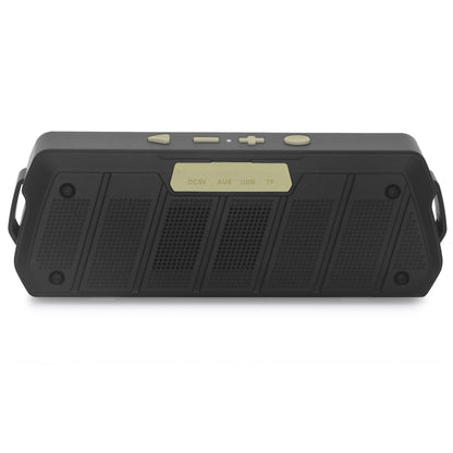 NewRixing NR-5000 IPX5 High Fidelity Bluetooth Speaker, Support Hands-free Call / TF Card / FM / U Disk(Gold) - Desktop Speaker by NewRixing | Online Shopping South Africa | PMC Jewellery | Buy Now Pay Later Mobicred