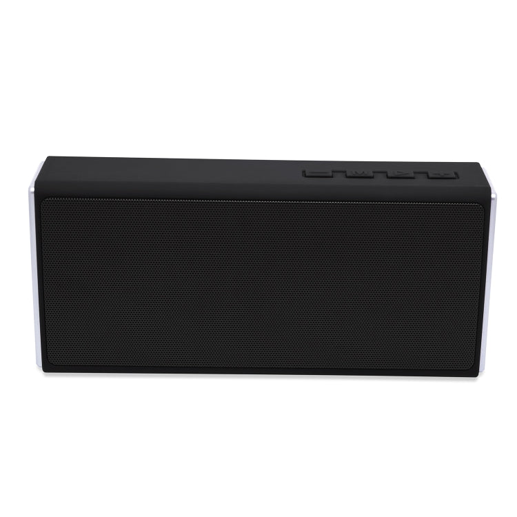 NewRixing NR-5012 Desktop Plating Bluetooth Speakerr, Support Hands-free Call / TF Card / FM / U Disk(Black) - Desktop Speaker by NewRixing | Online Shopping South Africa | PMC Jewellery | Buy Now Pay Later Mobicred