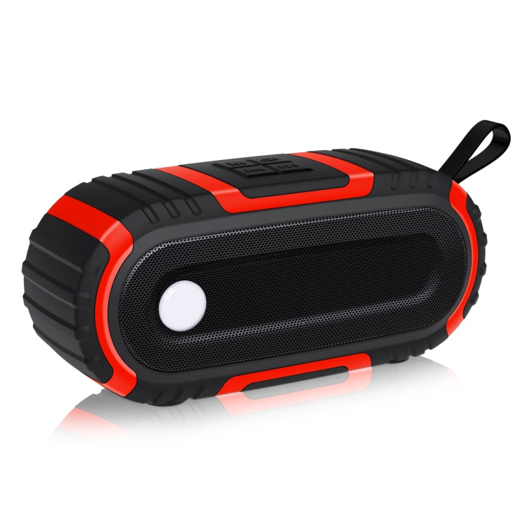 NewRixing NR-5016 Outdoor Splash-proof Water Bluetooth Speaker, Support Hands-free Call / TF Card / FM / U Disk(Red) - Desktop Speaker by NewRixing | Online Shopping South Africa | PMC Jewellery | Buy Now Pay Later Mobicred