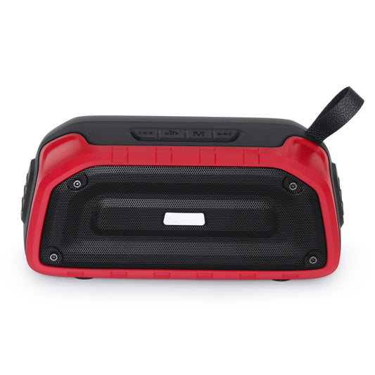 New Rixing NR-906 TWS Waterproof Bluetooth Speaker Support Hands-free Call / FM with Handle(Red) - Desktop Speaker by NewRixing | Online Shopping South Africa | PMC Jewellery | Buy Now Pay Later Mobicred