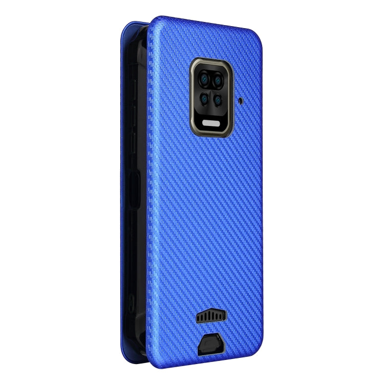 For Doogee S59 / S59 Pro Carbon Fiber Texture Horizontal Flip TPU + PC + PU Leather Case with Card Slot(Blue) - More Brand by PMC Jewellery | Online Shopping South Africa | PMC Jewellery | Buy Now Pay Later Mobicred