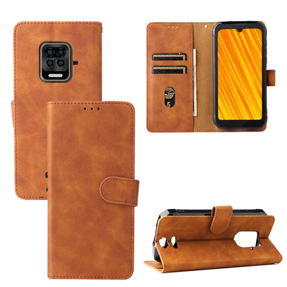 For Doogee S59 / S59 Pro Solid Color Skin Feel Magnetic Buckle Horizontal Flip Calf Texture PU Leather Case with Holder & Card Slots & Wallet(Brown) - More Brand by PMC Jewellery | Online Shopping South Africa | PMC Jewellery | Buy Now Pay Later Mobicred