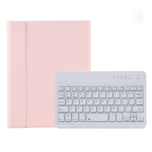 A06B Ultra-thin Detachable Bluetooth Keyboard Leather Tablet Case with Pen Slot & Holder for iPad mini 6(Pink) - For iPad mini by PMC Jewellery | Online Shopping South Africa | PMC Jewellery