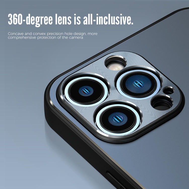 For iPhone 11 Pro Max R-JUST RJ-52 3-Line Style Metal TPU Shockproof Protective Case (Silver) - free shipping - PMC TechLife - Order now!