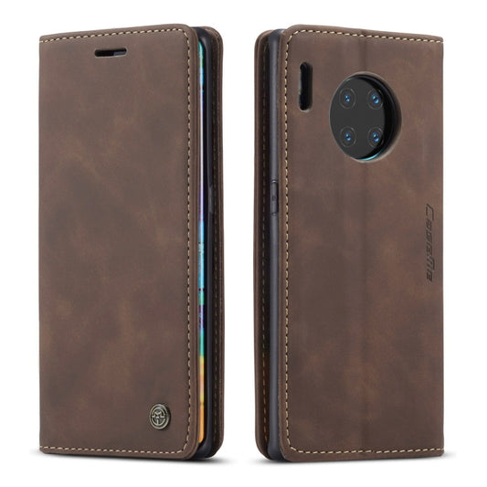 For Huawei Mate 30 Pro 4G / 5G CaseMe-013 Multifunctional Horizontal Flip Leather Case with Card Slot & Holder & Wallet(Coffee) - Huawei Cases by CaseMe | Online Shopping South Africa | PMC Jewellery | Buy Now Pay Later Mobicred