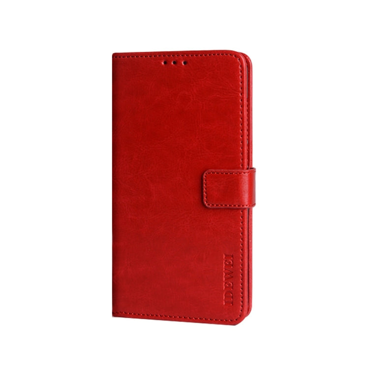 For U-MAGIC 30e idewei Crazy Horse Texture Horizontal Flip Leather Case with Holder & Card Slots & Wallet(Red) - More Brand by idewei | Online Shopping South Africa | PMC Jewellery | Buy Now Pay Later Mobicred