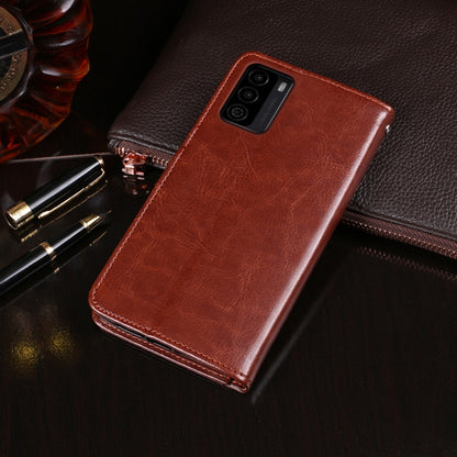 For U-MAGIC 30e idewei Crazy Horse Texture Horizontal Flip Leather Case with Holder & Card Slots & Wallet(Brown) - More Brand by idewei | Online Shopping South Africa | PMC Jewellery | Buy Now Pay Later Mobicred