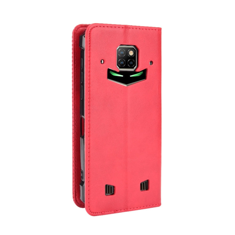 For Doogee S88 Plus / S88 Pro Magnetic Buckle Retro Crazy Horse Texture Horizontal Flip Leather Case with Holder & Card Slots & Photo Frame(Red) - More Brand by PMC Jewellery | Online Shopping South Africa | PMC Jewellery | Buy Now Pay Later Mobicred