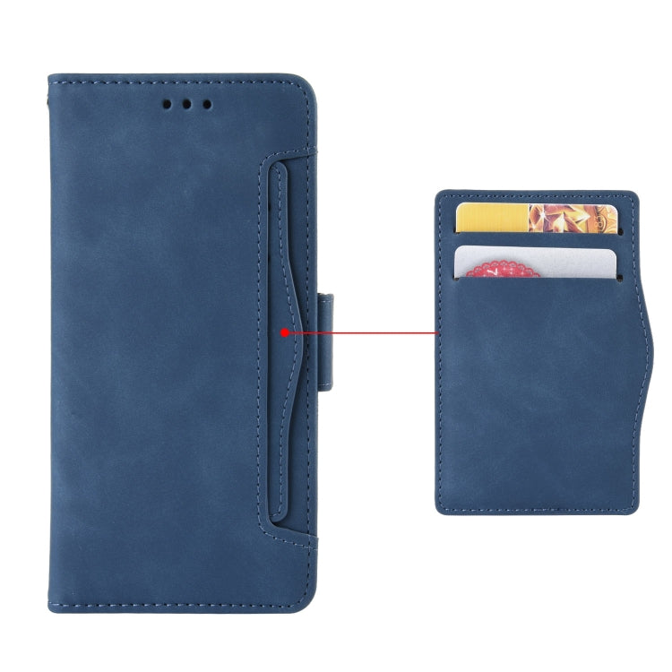For Doogee S88 Plus / S88 Pro Skin Feel Calf Pattern Horizontal Flip Leather Case with Holder & Card Slots & Photo Frame(Blue) - More Brand by PMC Jewellery | Online Shopping South Africa | PMC Jewellery | Buy Now Pay Later Mobicred