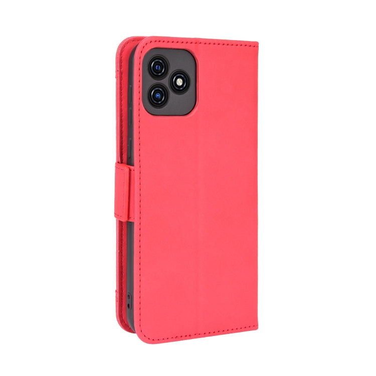 For Blackview Oscal C20 Skin Feel Calf Pattern Horizontal Flip Leather Case with Holder & Card Slots & Photo Frame(Red) - More Brand by PMC Jewellery | Online Shopping South Africa | PMC Jewellery | Buy Now Pay Later Mobicred