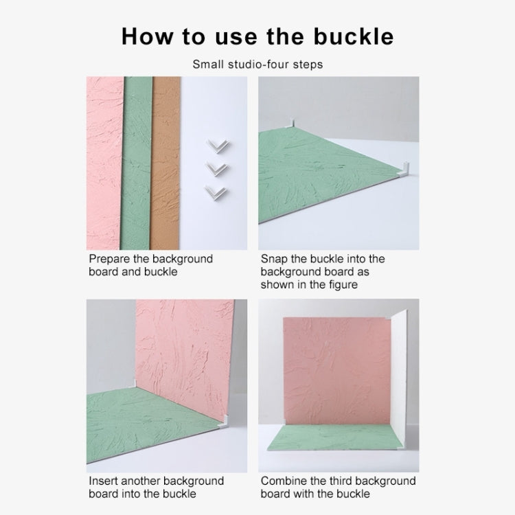 60 x 60cm PVC Backdrop Board Coarse Sand Texture Cement Photography Backdrop Board(Grey Bean Green) - Brick Wall by PMC TechLife | Online Shopping South Africa | PMC TechLife | Buy Now Pay Later Mobicred