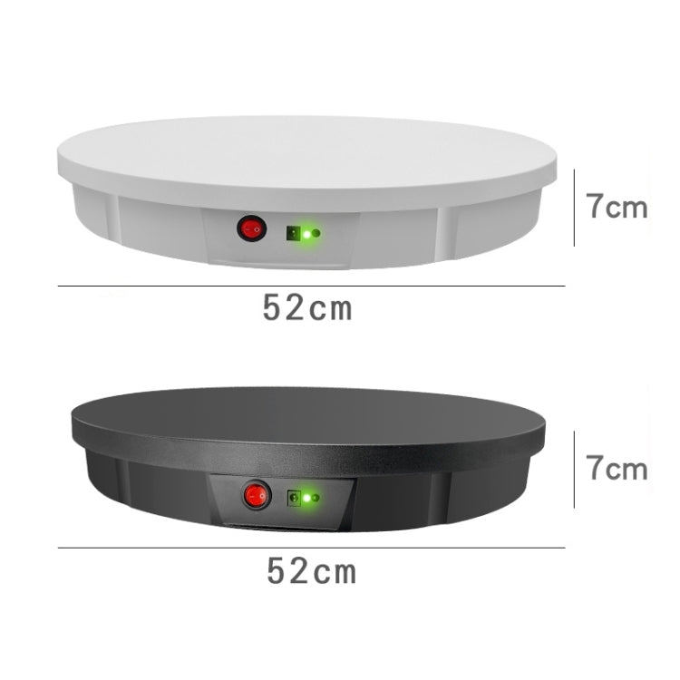 52cm Remote Control Electric Rotating Turntable Display Stand Video Shooting Props Turntable, Charging Power, Power Plug:US Plug(White) - free shipping - PMC TechLife - Order now!