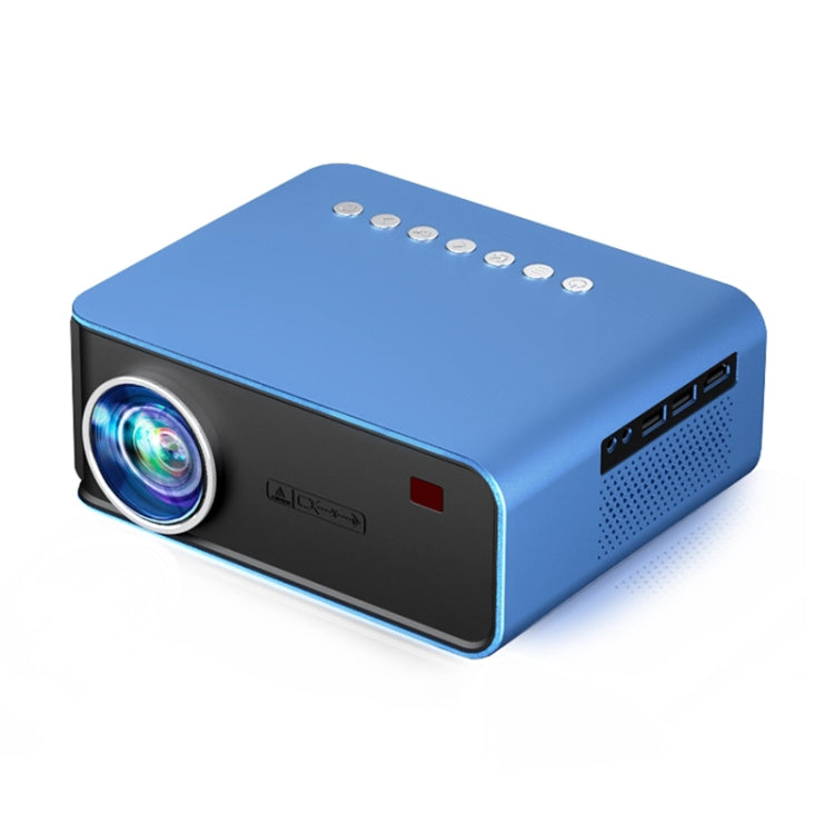 T4 Same Screen Version 1024x600 1200 Lumens Portable Home Theater LCD Projector, Plug Type:EU Plus(Blue) - free shipping - PMC Jewellery - Order now!