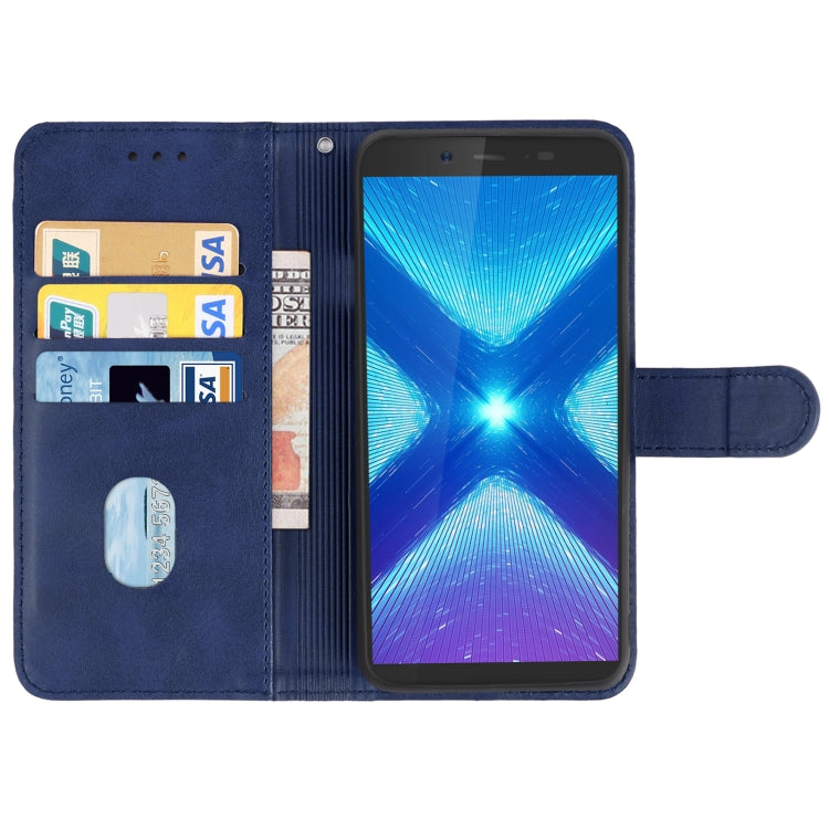 Leather Phone Case For Blackview BV5500 Pro(Blue) - More Brand by PMC Jewellery | Online Shopping South Africa | PMC Jewellery | Buy Now Pay Later Mobicred