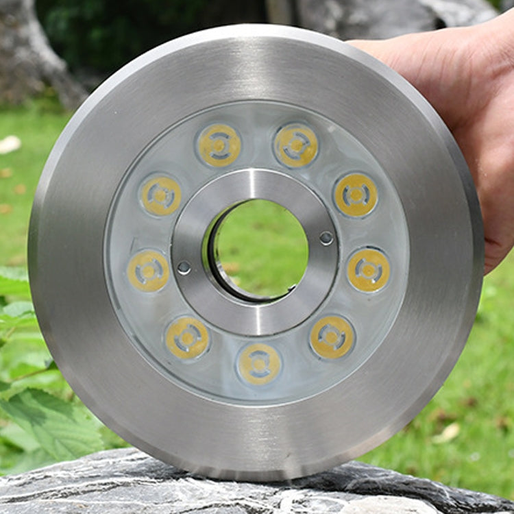 6W Landscape Ring LED Stainless Steel Underwater Fountain Light(Warm Light) - Underwater Lights by PMC TechLife | Online Shopping South Africa | PMC TechLife | Buy Now Pay Later Mobicred
