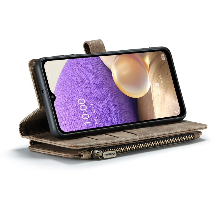 For Samsung Galaxy A32 5G CaseMe-C30 Multifunctional Horizontal Flip PU + TPU Phone Case(Brown) - Galaxy Phone Cases by CaseMe | Online Shopping South Africa | PMC Jewellery | Buy Now Pay Later Mobicred