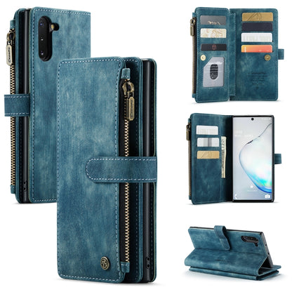 For Samsung Galaxy Note10 CaseMe-C30 Multifunctional Horizontal Flip PU + TPU Phone Case(Blue) - Galaxy Phone Cases by CaseMe | Online Shopping South Africa | PMC Jewellery | Buy Now Pay Later Mobicred