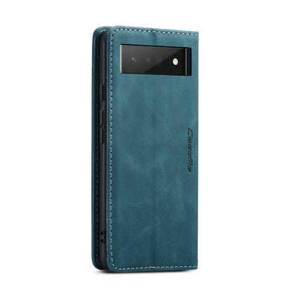 For Google Pixel 6 Pro CaseMe 013 Multifunctional Horizontal Flip Leather Phone Case with Card Slot & Holder & Wallet(Blue) - Google Cases by CaseMe | Online Shopping South Africa | PMC Jewellery | Buy Now Pay Later Mobicred