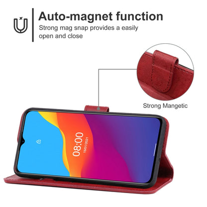 Leather Phone Case For Ulefone Note 10(Red) - Ulefone Cases by PMC Jewellery | Online Shopping South Africa | PMC Jewellery | Buy Now Pay Later Mobicred