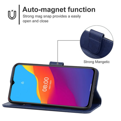 Leather Phone Case For Ulefone Note 10(Blue) - Ulefone Cases by PMC Jewellery | Online Shopping South Africa | PMC Jewellery | Buy Now Pay Later Mobicred