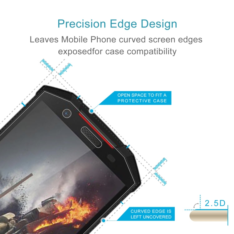 10 PCS 0.26mm 9H 2.5D Tempered Glass Film For Doogee S70 - For Doogee by PMC Jewellery | Online Shopping South Africa | PMC Jewellery | Buy Now Pay Later Mobicred