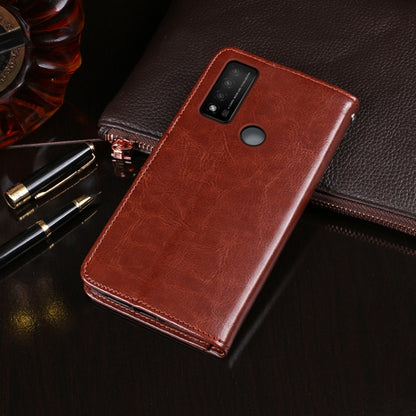 For TCL 20 R 5G idewei Crazy Horse Texture Leather Phone Case(Rose Red) - More Brand by idewei | Online Shopping South Africa | PMC Jewellery | Buy Now Pay Later Mobicred