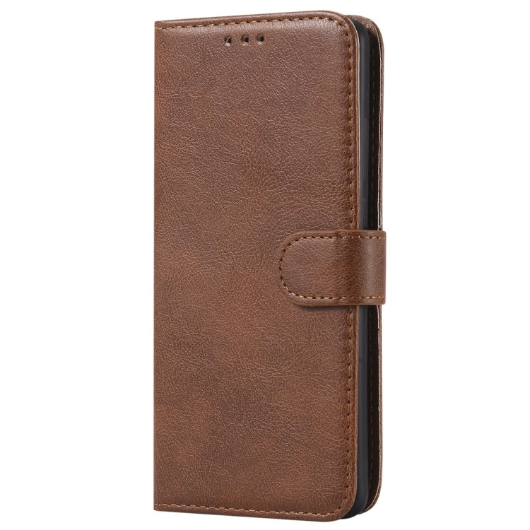 For Huawei P30 Pro Solid Color Horizontal Flip Protective Case with Holder & Card Slots & Wallet & Photo Frame & Lanyard(Brown) - Huawei Cases by PMC Jewellery | Online Shopping South Africa | PMC Jewellery