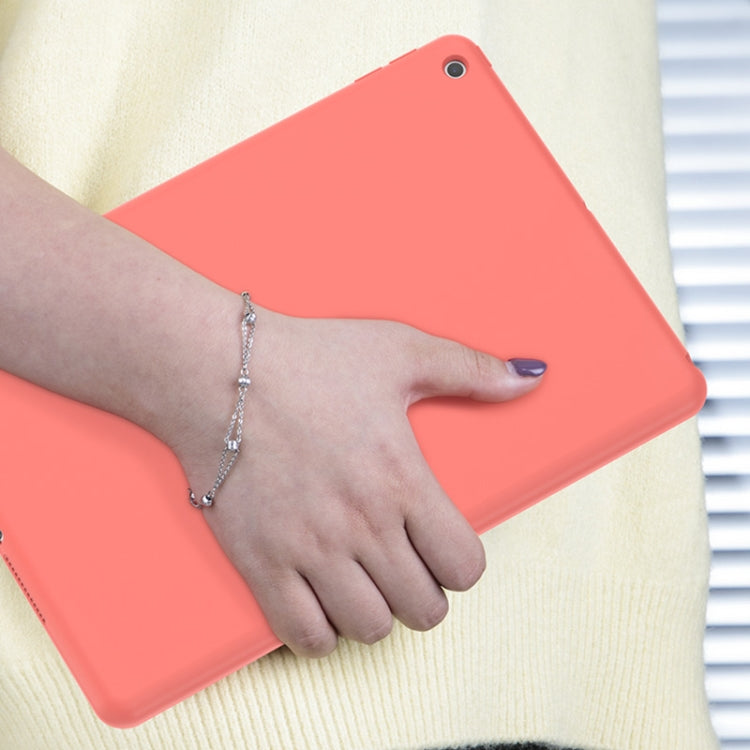 For iPad 10.2 2021 / 2020 / 2019 Mutural Silicone Microfiber Tablet Case(Light Blue) - free shipping - PMC TechLife - Order now!
