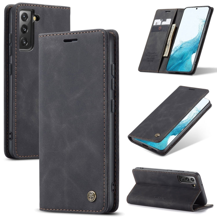 For Samsung Galaxy S22 CaseMe 013 Multifunctional Horizontal Flip Leather Phone Case(Black) - Galaxy S22 5G Cases by CaseMe | Online Shopping South Africa | PMC Jewellery | Buy Now Pay Later Mobicred