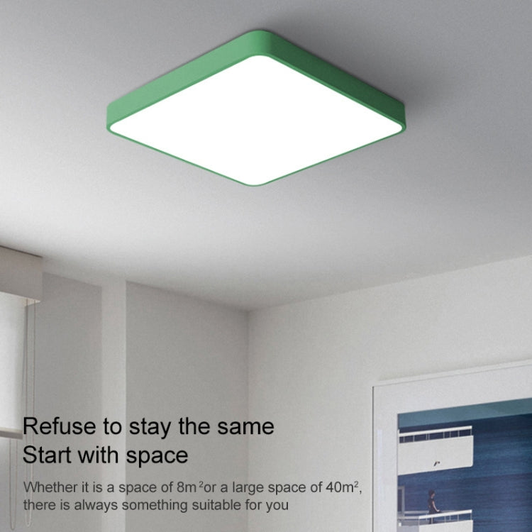Macaron LED Square Ceiling Lamp, White Light, Size:40cm(Gold) - Celling Lights & Chandeliers by PMc TechLife | Online Shopping South Africa | PMc TechLife | Buy Now Pay Later Mobicred