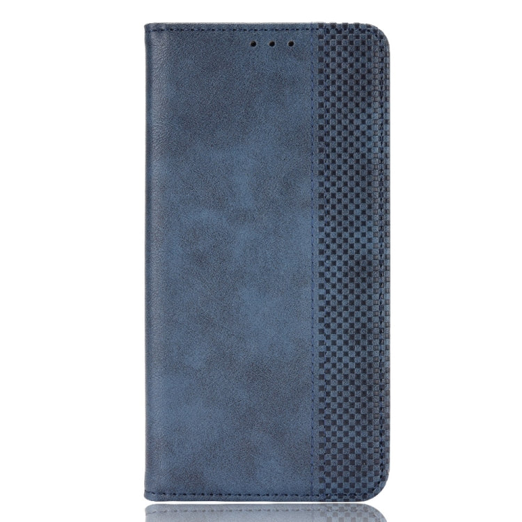 For Ulefone Armor X9 Magnetic Buckle Retro Texture Leather Case(Blue) - Ulefone Cases by PMC Jewellery | Online Shopping South Africa | PMC Jewellery | Buy Now Pay Later Mobicred