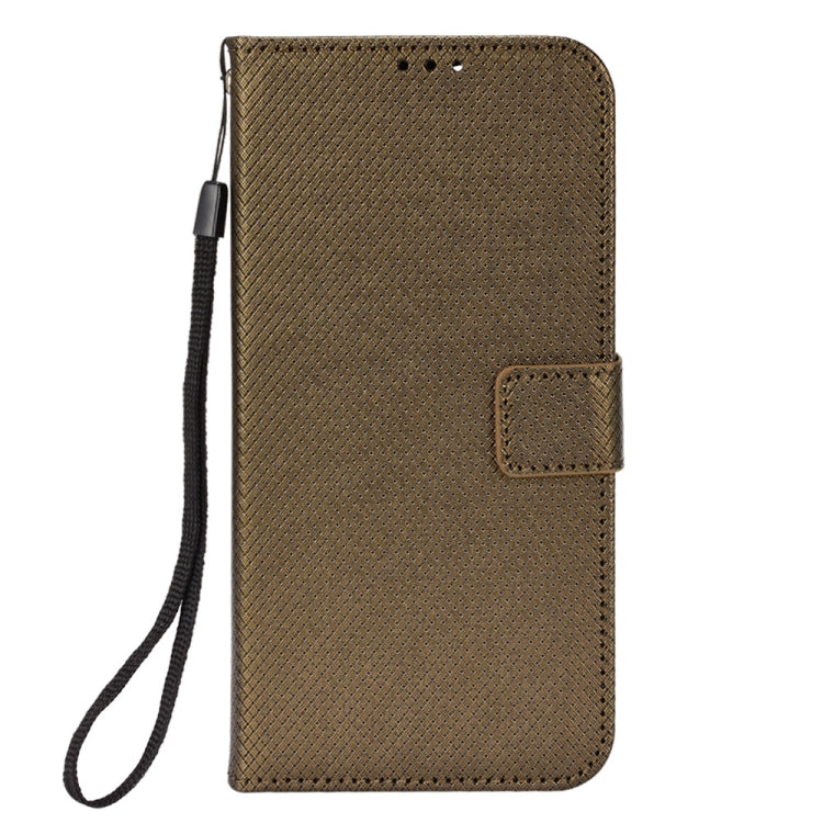 For Ulefone Note 6/ Note 6P Diamond Texture Leather Phone Case(Copper) - Ulefone Cases by PMC Jewellery | Online Shopping South Africa | PMC Jewellery | Buy Now Pay Later Mobicred